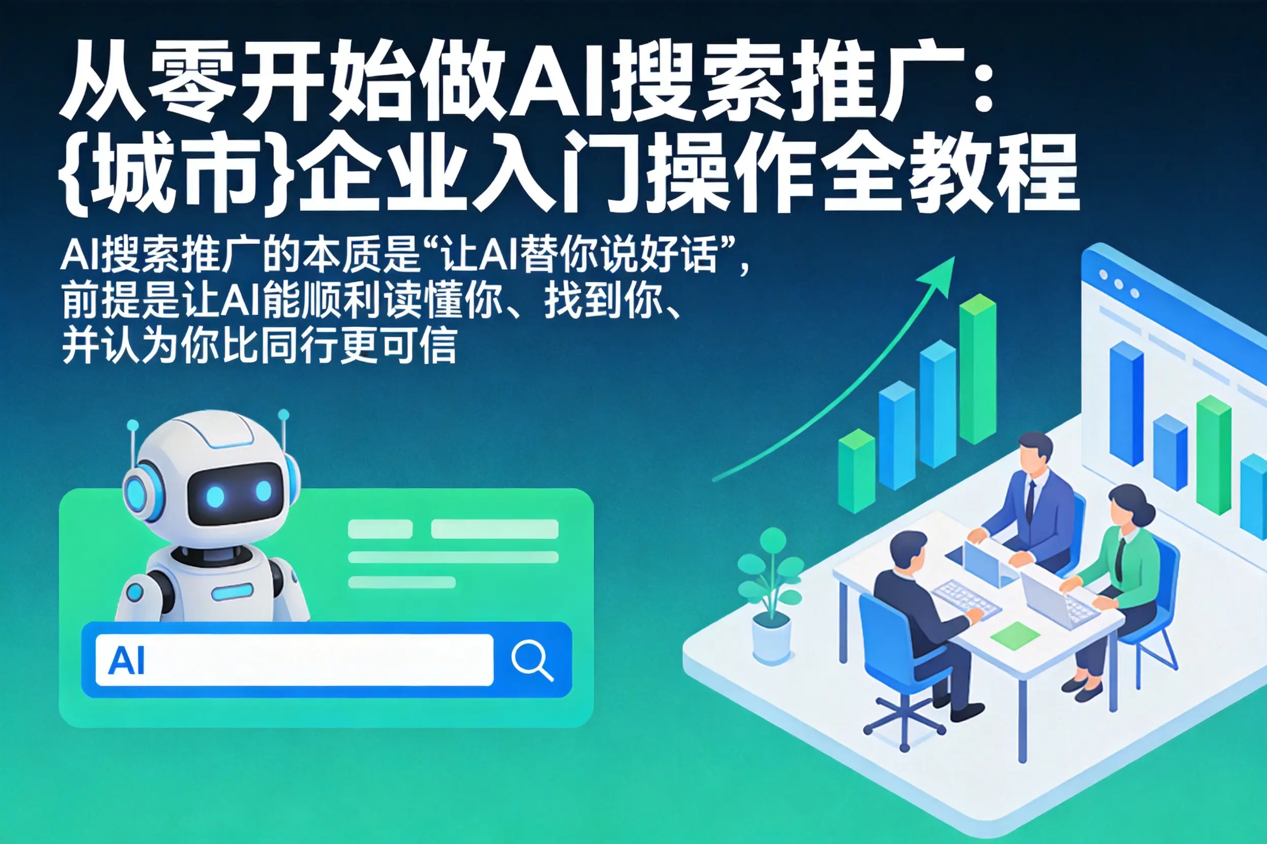 从零开始做AI搜索推广：丹东企业入门操作全教程