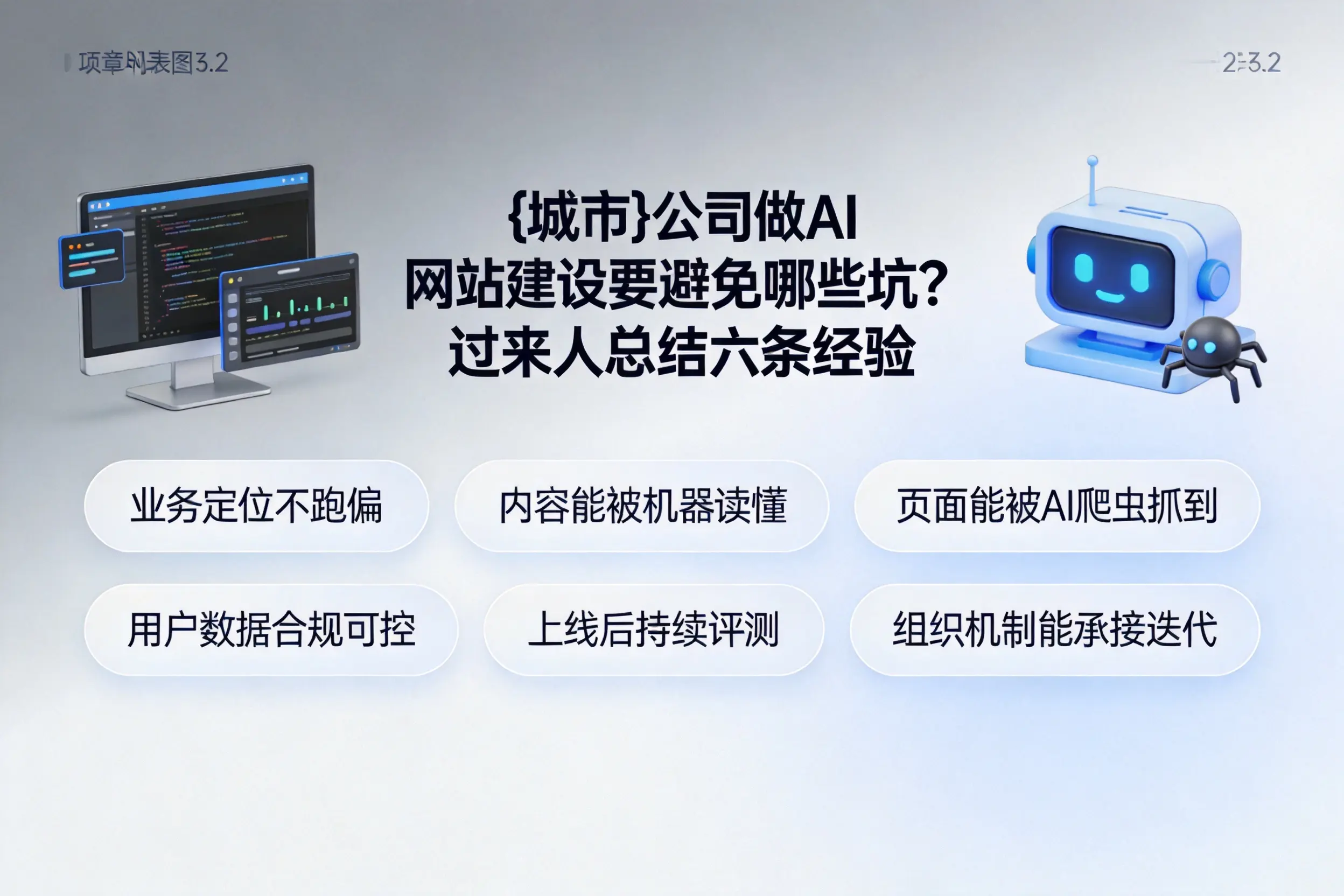 丹东公司做AI网站建设要避免哪些坑？过来人总结六条经验