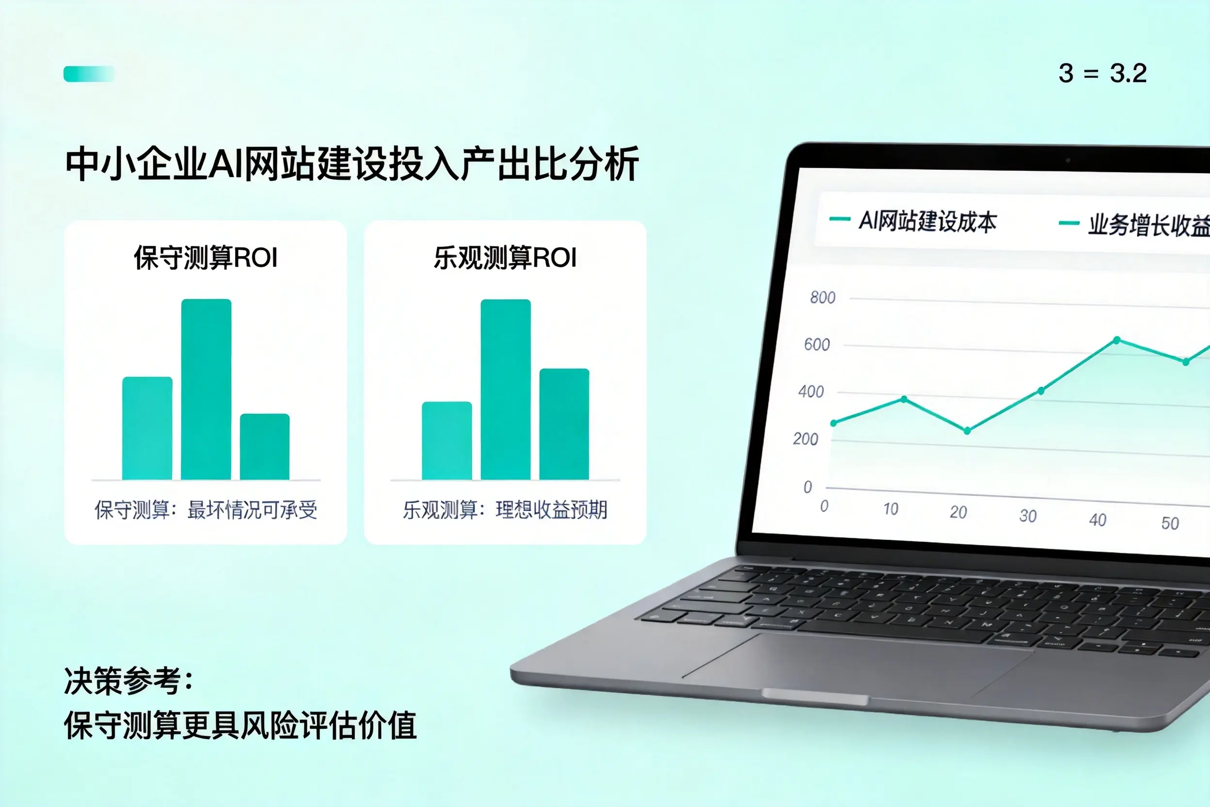 丹东中小企业AI网站建设投入产出比怎么算？先看这份分析