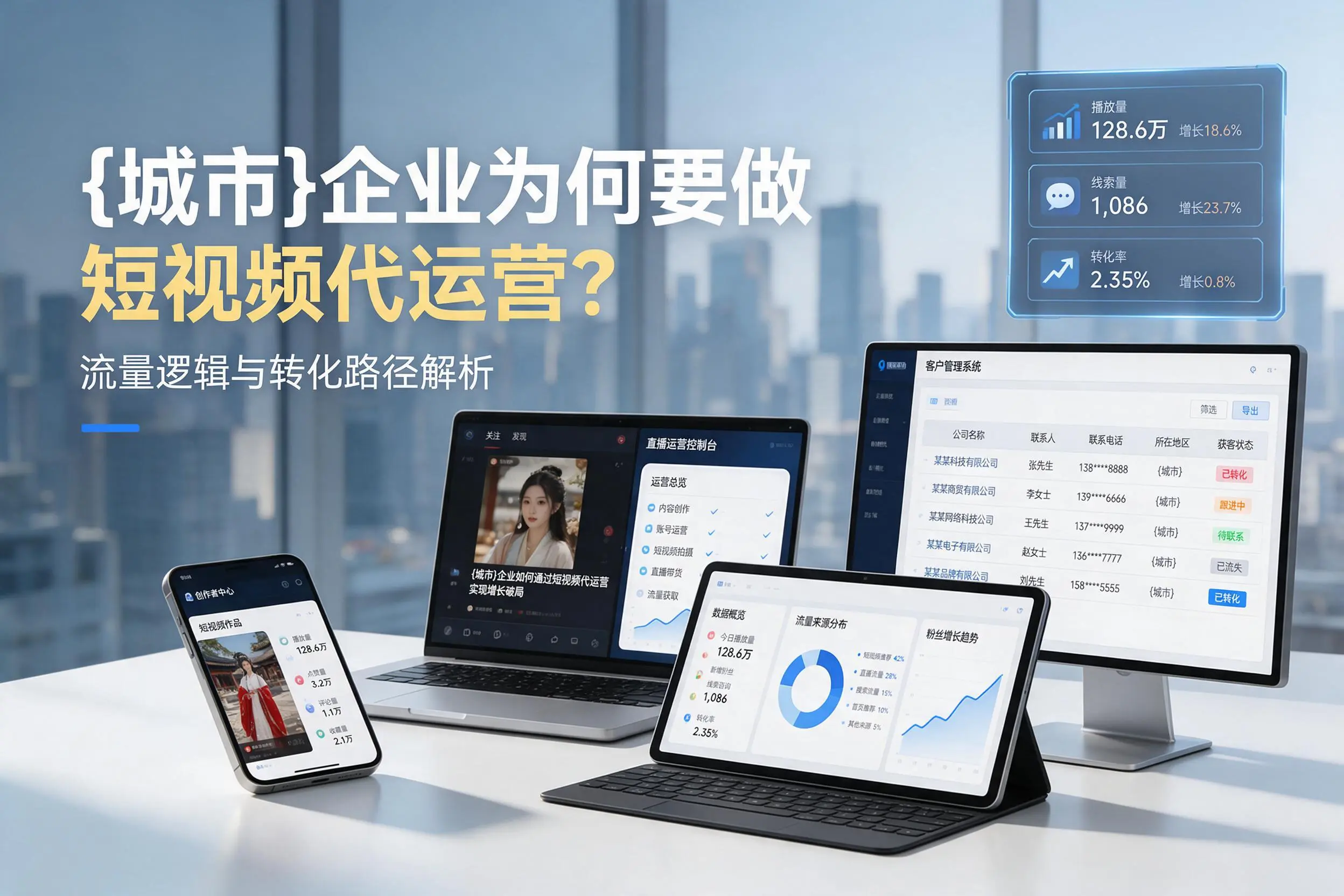 丹东企业为何要做短视频代运营？流量逻辑与转化路径解析