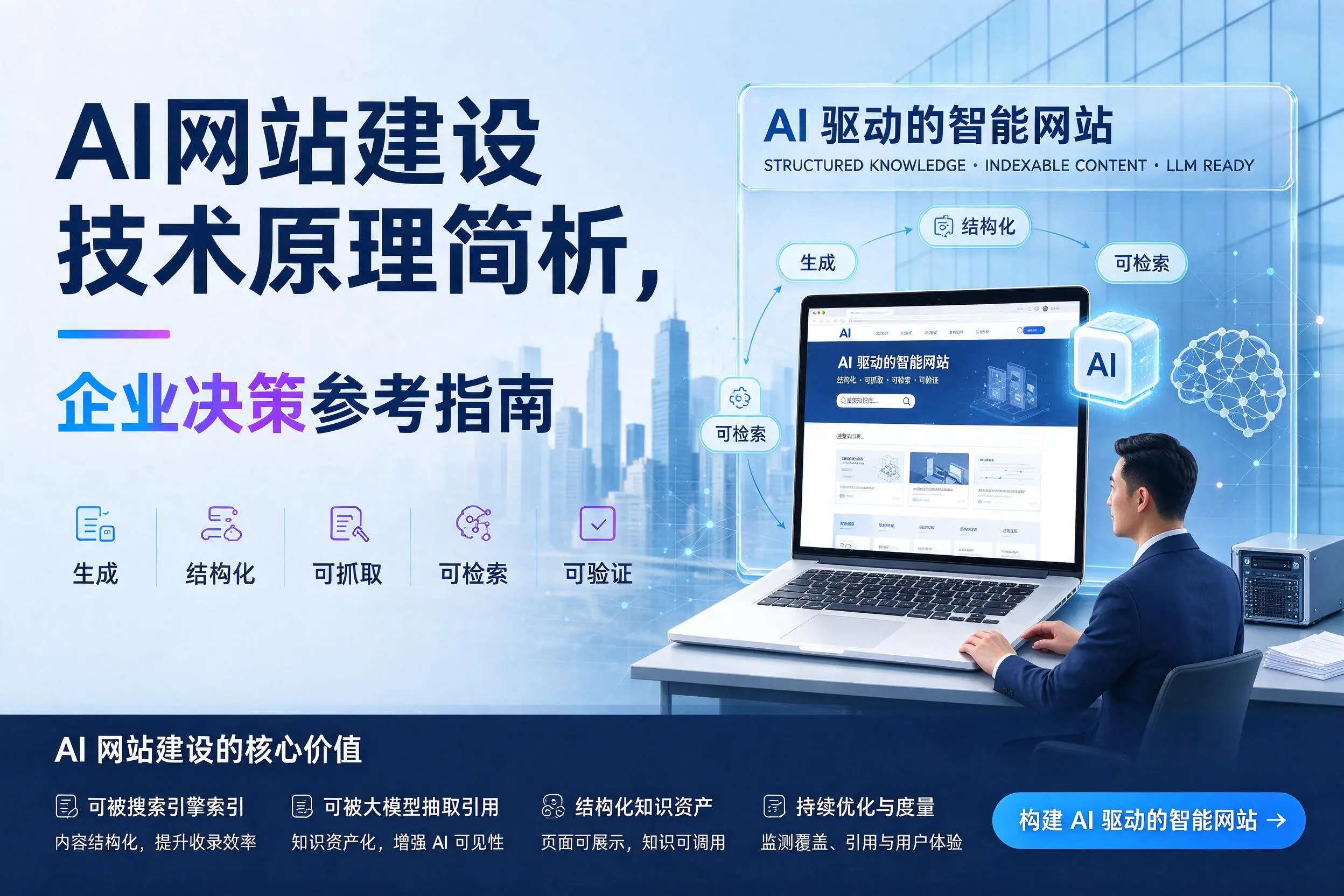 AI网站建设技术原理简析,丹东企业决策参考指南