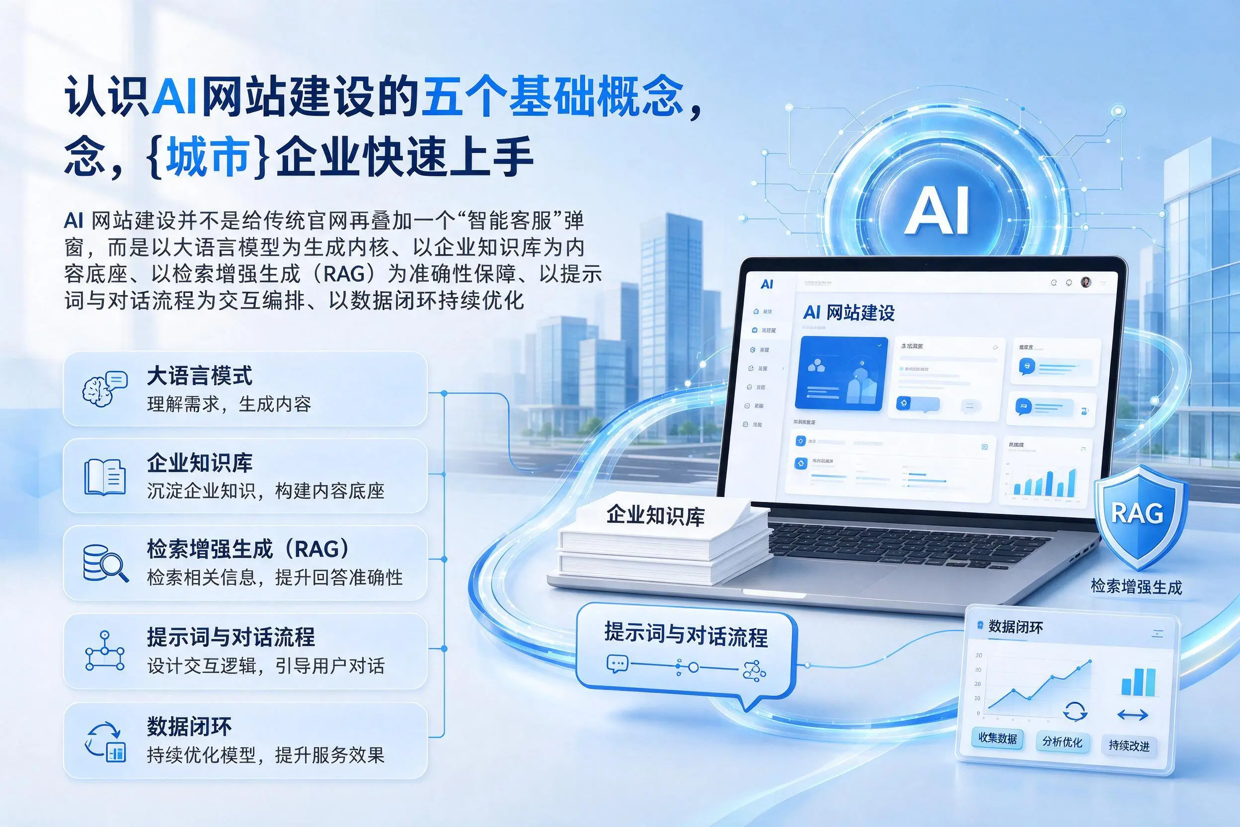 认识AI网站建设的五个基础概念，丹东企业快速上手