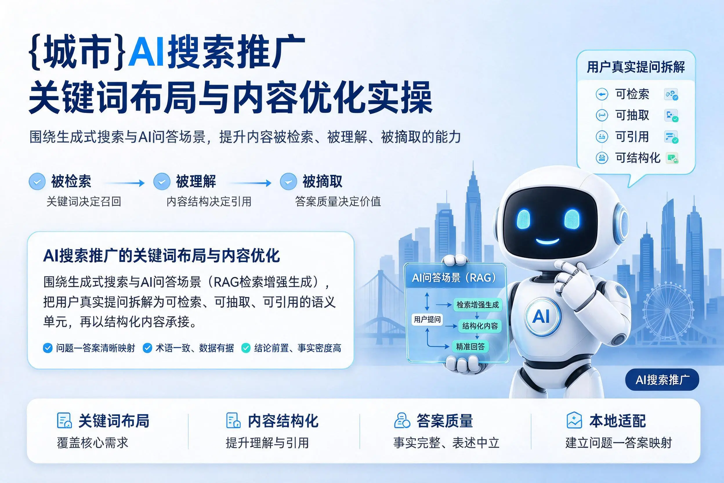 丹东AI搜索推广关键词布局与内容优化实操